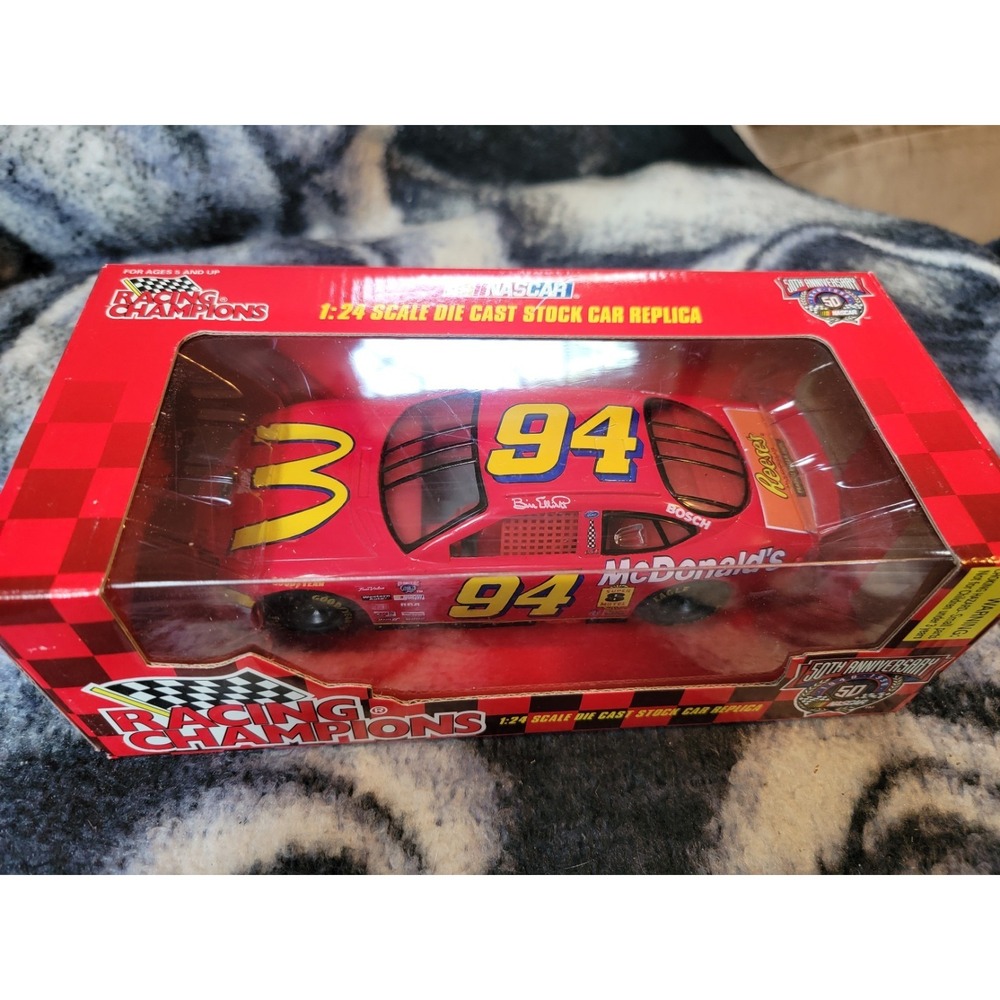 Bill Elliott #94 McDonald's 50th Anniversary 1:24 NASCAR